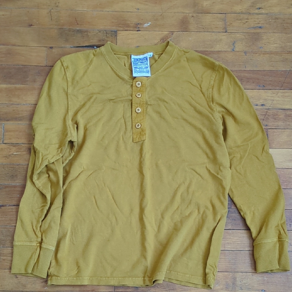 Jungmaven Yellow Long Sleeve Tee
